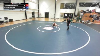 110 lbs Round 2 - Liliana Greenfield, Indiana Tech vs Jazlynn Golder, Trine