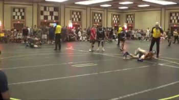 85 lbs Round 3 (6 Team) - Justin Tuhari, Olympic vs Cael Dutton, Revival Yellow