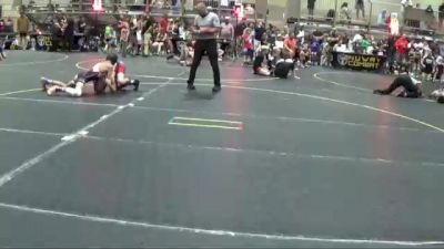 100 lbs Round 2 (6 Team) - Blake Doss, MO Outlaws vs Logan Rhodes, Metro All Stars