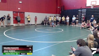 165 lbs Round 7 (8 Team) - Eduard Pugachov, Cypress Wrestling Club vs Diego Barron, Rockwall Training Center