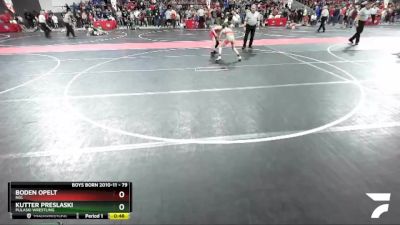 79 lbs Champ. Round 2 - Kutter Preslaski, Pulaski Wrestling vs Boden Opelt, NGL