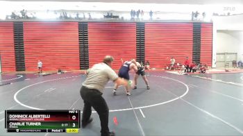 285 lbs Quarterfinal - Charlie Turner, Ithaca vs Dominick Albertelli, Nassau Community College