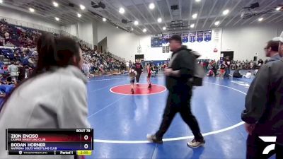 63 lbs Quarterfinal - Zion Enciso, Casper Wrestling Club vs Bodan Horner, Natrona Colts Wrestling Club