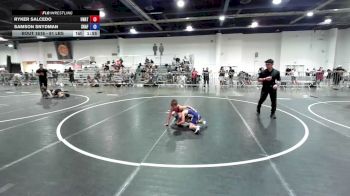 61 lbs Rr Rnd 2 - Ryker Salcedo, Unattached vs Samson Snydman, Shafter Youth Wrestling
