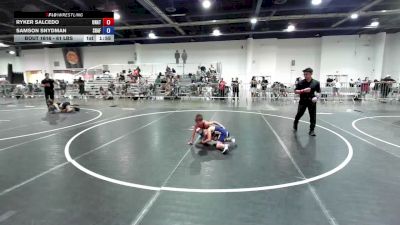 61 lbs Rr Rnd 2 - Ryker Salcedo, Unattached vs Samson Snydman, Shafter Youth Wrestling