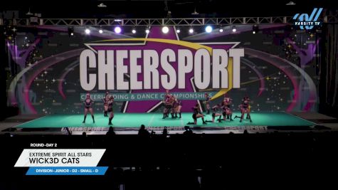 Extreme Spirit All Stars - Wick3d Cats [2024 L3 Junior - D2 - Small - D Day 2] 2024 CHEERSPORT National All Star Cheerleading Championship