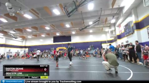 44 lbs Round 4 - Daxton Deane, Hard Rock Rams vs Grayson Link, Summerville Takedown Club