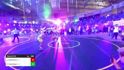 123 lbs Round Of 32 - Jayce Kisamore, Valley Bad Boys vs Carsen Hanshaw, Beatrice WC