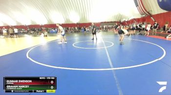 179-182 lbs Round 3 - Gunnar Swenson, Canton vs Graham Harcey, Cambridge-Isanti