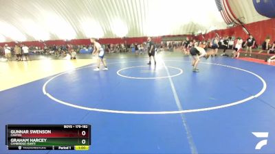 179-182 lbs Round 3 - Gunnar Swenson, Canton vs Graham Harcey, Cambridge-Isanti