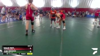 194-196 lbs Round 3 - Gabe Erickson, Cumberland vs Kailar Tritz, Wisconsin Rapids