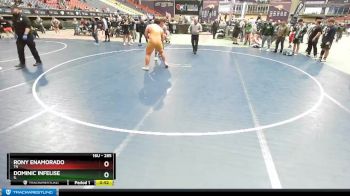 285 lbs 5th Place Match - Dominic Infelise, IL vs Rony Enamorado, TN