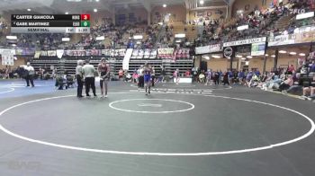 165 lbs Semifinal - Gabe Martinez, Ellinwood HS vs Carter Giancola, Hoxie HS