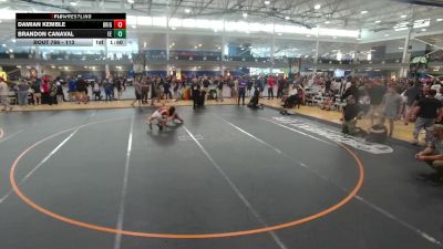 113 lbs Cons. Round 2 - Brandon Canaval, Eagle Empire vs Damian Kemble, Unattached