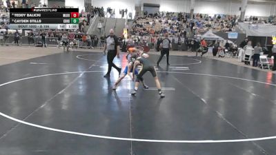 A 106 lbs Champ. Round 1 - Cayden Stills, Chuckey-Doak High School vs Teddy Balicki, Martin Luther King High School