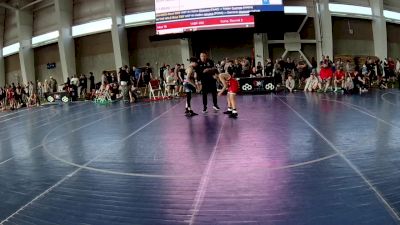 100 lbs Cons. Round 2 - Albert Brown IV, Elk Grove Wrestling Academy vs Jaxon Steffenson, Montana