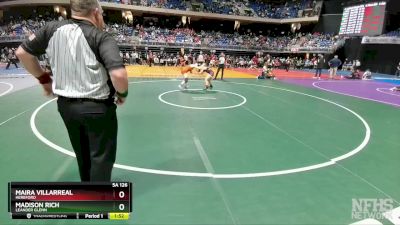 5A 126 lbs Quarterfinal - Maira Villarreal, Hereford vs Madison Rich, Leander Glenn