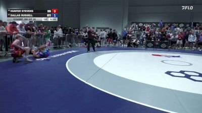 70 kg Champ. Rd Of 32 - Hunter Stevens, Sarbacker Wrestling Academy vs Dallas Russell, Minion Training Center