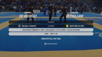 Samira De Giorgio vs Doriana Rutigliani 2026 UIJJ ADRIATICO BJJ CUP