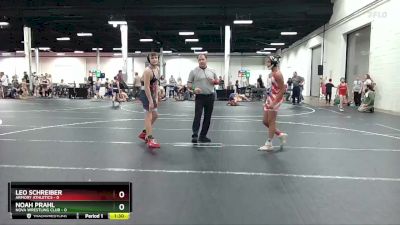 130 lbs Round 3 - Leo Schreiber, Armory Athletics vs Noah Prahl, Nova Wrestling Club