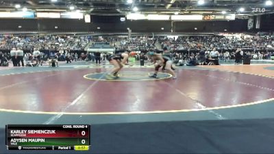 152 lbs Cons. Round 4 - Karley Siemienczuk, Scappoose vs Adysen Maupin, Vale