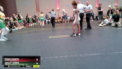 92 lbs Round 2 (4 Team) - Kenley Harris, Nebraska Queens Of The Corn 1 vs Etana Sankoh, MO Outlaws Black