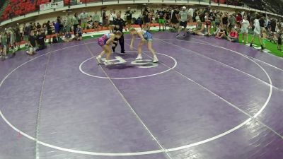 114.3-128.4 lbs Cons. Semis - Sage Wierzbicki, Montana vs Adalie Hazlett, Montana