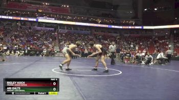 3A-160 lbs Cons. Round 2 - Rigley Koch, Prairie, Cedar Rapids vs Ari Ehlts, Ankeny Centennial