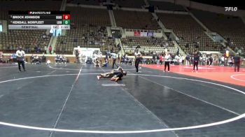 184 lbs Semifinal - Brock Johnson, Huntingdon vs Kendall Norfleet, Life University