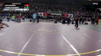110 lbs Semifinal - Lauren Echeverria, Crook County vs Mya Bolander, Idaho Falls