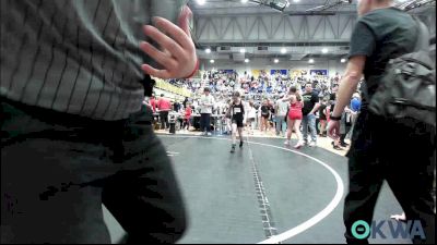 75 lbs Rr Rnd 2 - Riley Miller, Raw Wrestling Club vs Lucy Chill, Perry Wrestling Academy