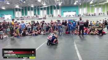 96-100 lbs Round 3 - Cayden Hope, Citrus Wrestling Club vs Ivan Eder, Cocoa Beach