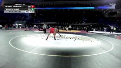 113 lbs Champ. Round 2 - Kenneth Xiong, El Capitan vs Ezekiel Hernandez, Oakdale