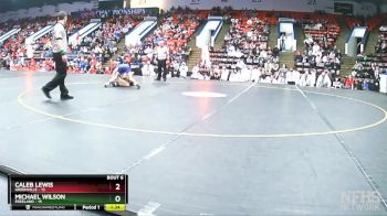 113 lbs Semifinals (8 Team) - Caleb Lewis, Greenville vs Michael Wilson, Freeland
