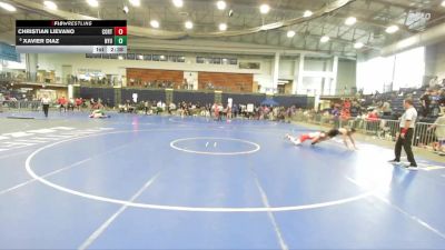 125 lbs Champ. Round 1 - Christian Lievano, Cortland vs Xavier Diaz, NYU