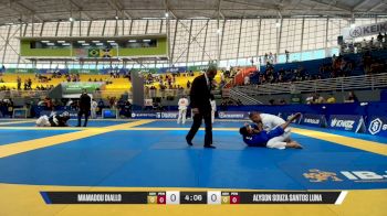 Alyson Souza Santos Luna vs Mamadou Diallo 2026 Brasileiro Jiu-Jitsu IBJJF