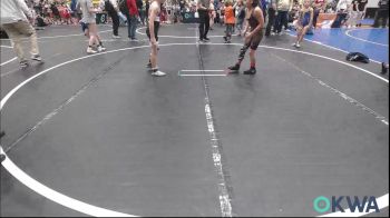 83 lbs Semifinal - Dallin Swan, IRONMEN Wrestling Club vs Owen Harms, Weatherford Youth Wrestling