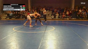 157 lbs Cons. Round 2 - Spencer Mosier, Cowley College vs Jonas Petrie, Rochester Community & Tech. College