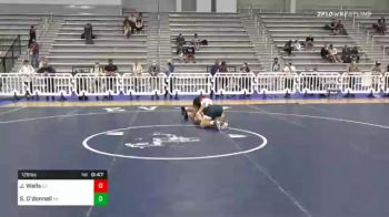 126 lbs Consolation - Justin Wells, CA vs S P O'donnell, PA