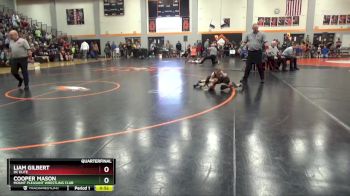 PW-7 lbs Quarterfinal - Cooper Mason, Mount Pleasant Wrestling Club vs Liam Gilbert, DC Elite