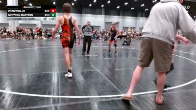 129 lbs Round 1 (8 Team) - David Hill Jr, MF Dynasty vs Greyson Masters, MF Army