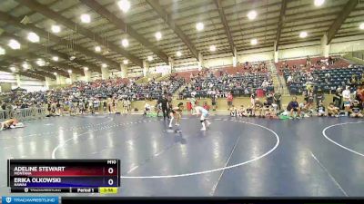 110 lbs Quarterfinal - Adeline Stewart, Montana vs Erika Olkowski, Hawaii