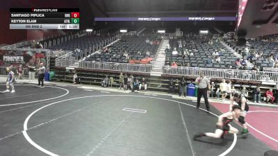 88 lbs Rr Rnd 2 - Santiago Piplica, Riverton USAW vs Keyton Elam, Athlos Wrestling