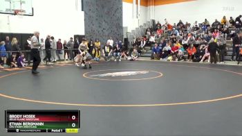 90 lbs Quarterfinal - Brody Hosek, Belle Plaine Wrestling vs Ethan Bergmann, CPU Storm Wrestling