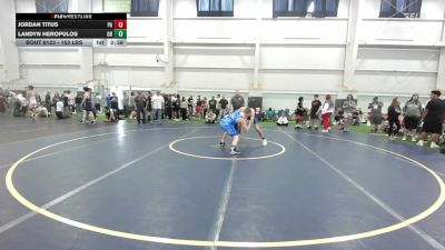 153 lbs Consi Of 16 #1 - Jordan Titus, PA vs Landyn Heropulos, OH