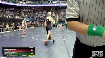 2A 106 lbs Quarterfinal - Cameron Gue, Mt Pleasant vs Hunter Dancy, North Wilkes