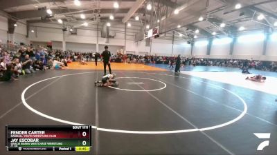 50 lbs Cons. Round 2 - Jay Escobar, Gracie Barra Westchase Wrestling Club vs Fender Carter, Randall Youth Wrestling Club