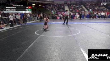 40 lbs 2nd Place Match - Piper Thomas, Red Devil vs Everly Sides, WTC