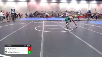 125 lbs Consolation - Benny Martinez, Cal Poly vs William Edelblute, Utah Valley