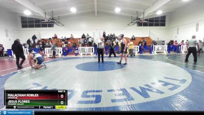 285 lbs Cons. Round 4 - Malachiah Robles, Monache vs Jesus Flores, Pioneer Valley